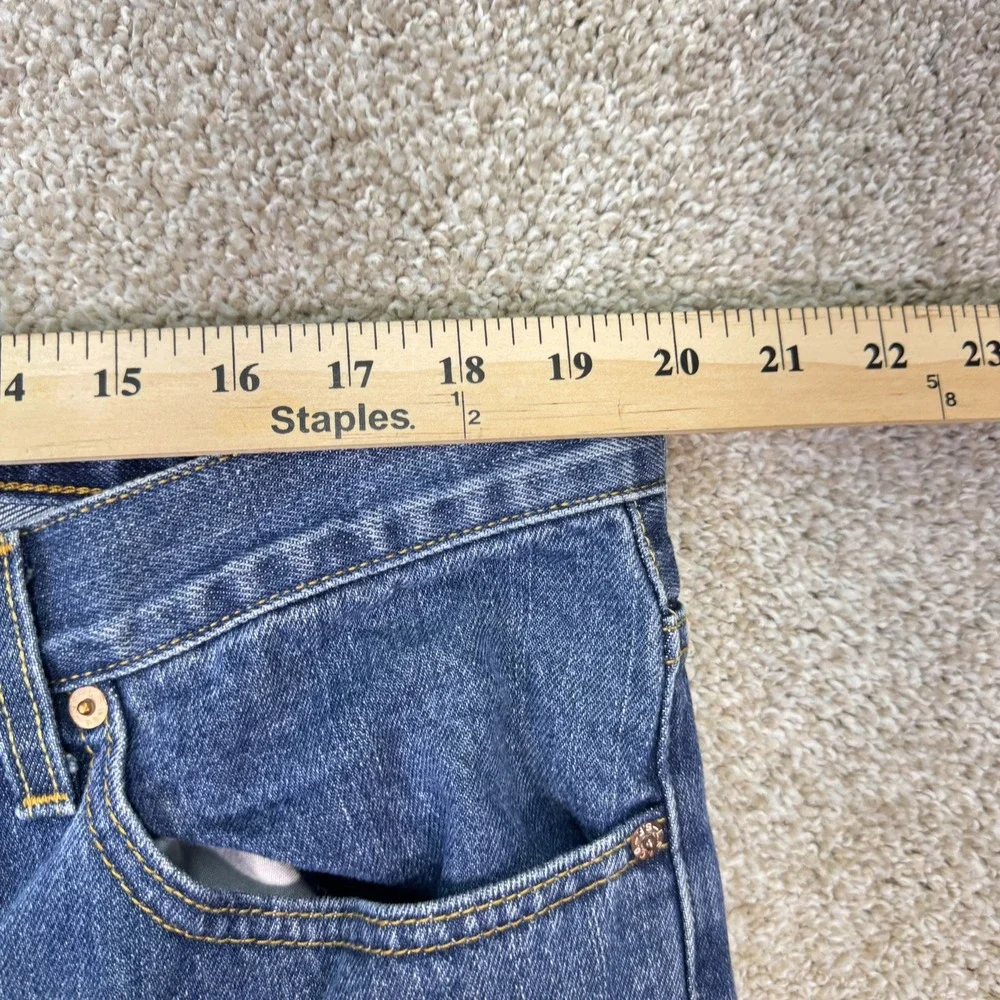 Levi's Jeans Mens 40x30 505 Regular Fit Blue Straight Leg Denim EUC